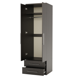 Шкаф для одежды с ящиками Комфорт МШЯ-21 110х60 с зеркалами