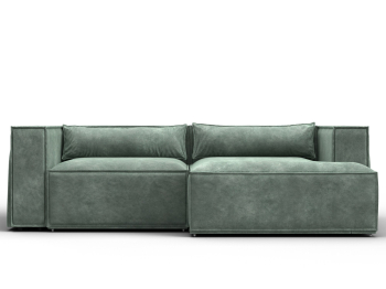 Диван угловой Лига-061 угол правый, велюр BRUT