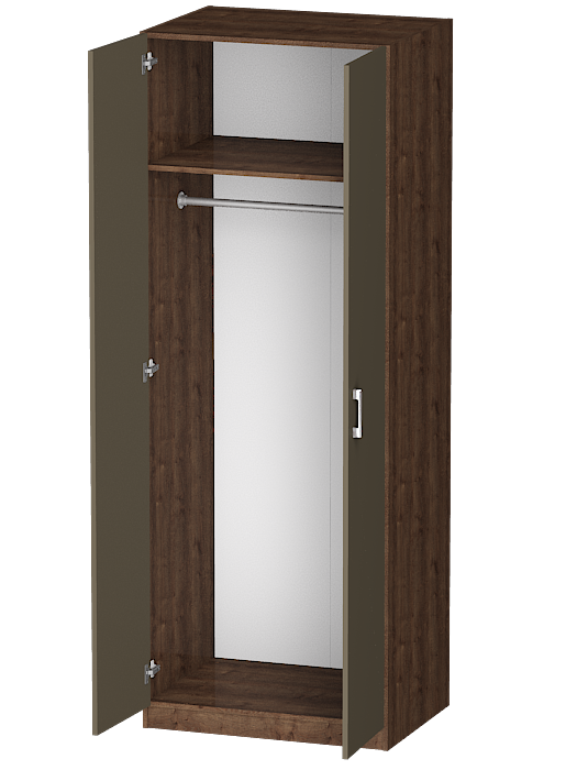 Для одежды, Распашной шкаф Лайф для одежды 80*60*215 Дуб экспрессив