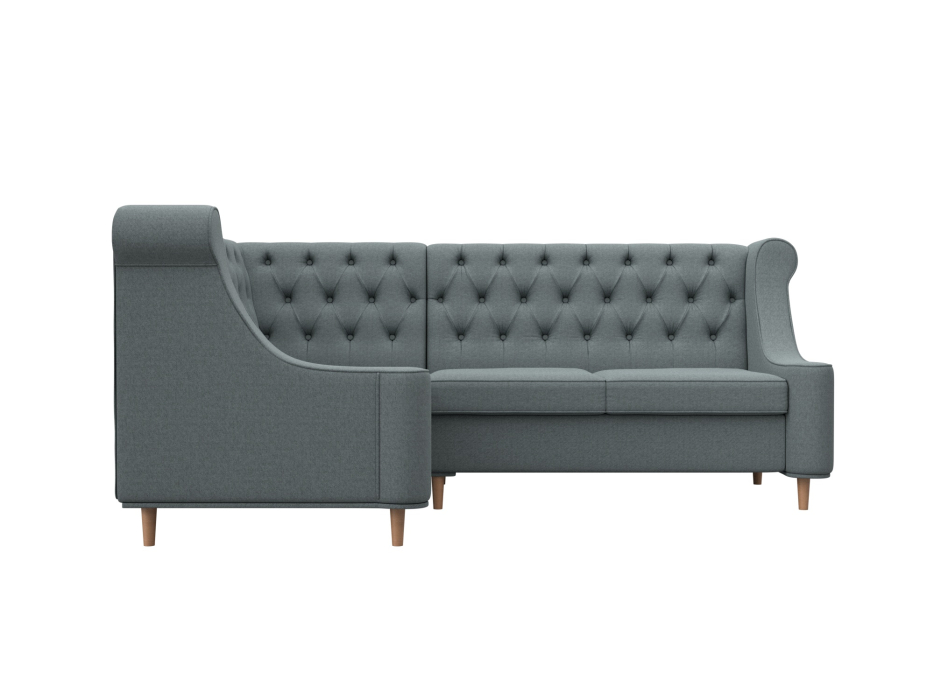 Диваны угловые кухонные, Диван кухонный угловой Бронкс левый угол, рогожка Амур