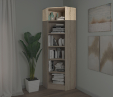 Открытые, Надстройка Бетти угловая 550х550х280х350