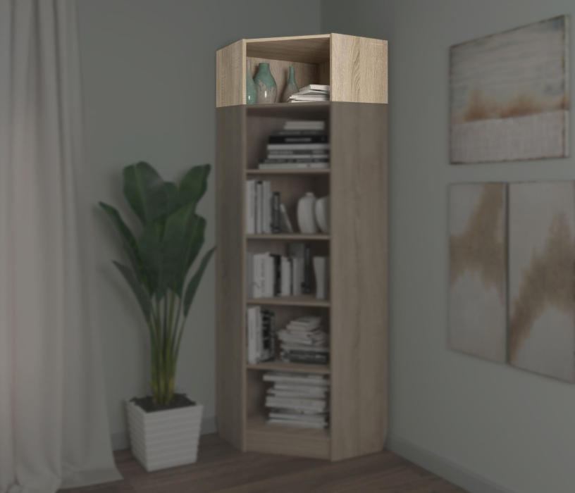 Открытые, Надстройка Бетти угловая 550х550х280х350