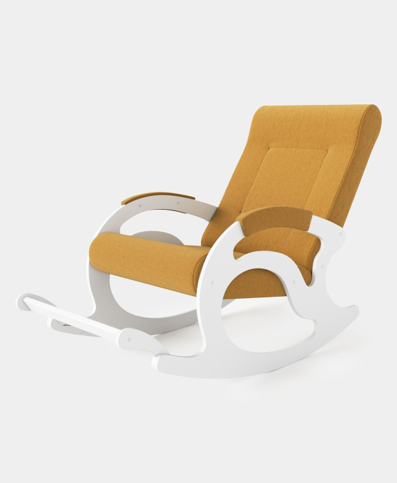 Кресла-качалки, Кресло-качалка Тироль - БЕЛЫЕ ткань