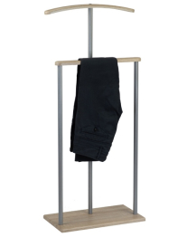 Вешалка костюмная Дэви 1 металлик/дуб сонома