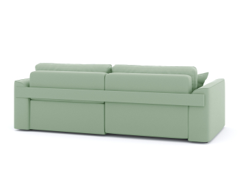 Диван-кровать угловой Рафаэль еврокнижка НПБ, велюр