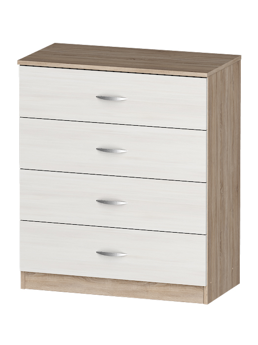 Комоды, Комод Лайф с ящиками 80*40*90 Дуб сонома