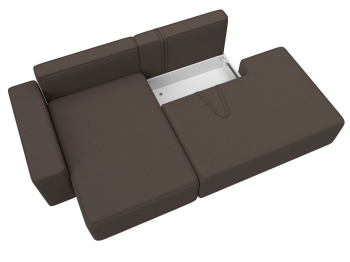 Диван угловой Лига-079 угол левый, рогожка Амур