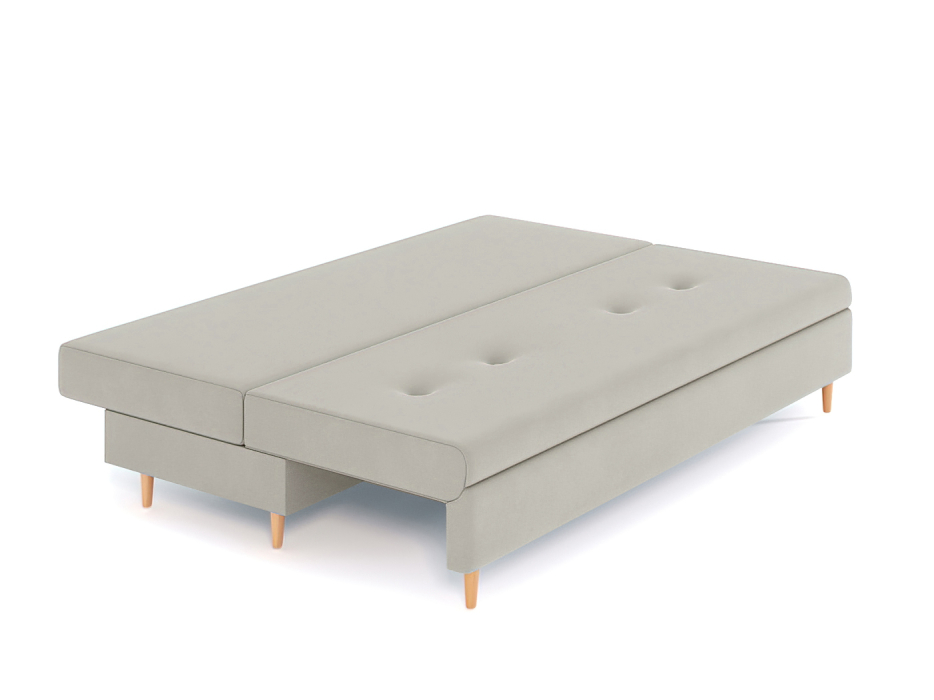 Диваны еврокнижки, Диван-кровать Белфаст без подлоктоников еврокнижка, велюр