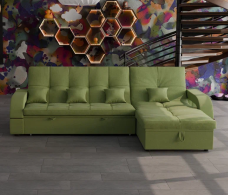 Диваны с ящиком для белья, Модульный диван Майами-2,микровелюр,антивандальная и водостойкая ткань,венеция