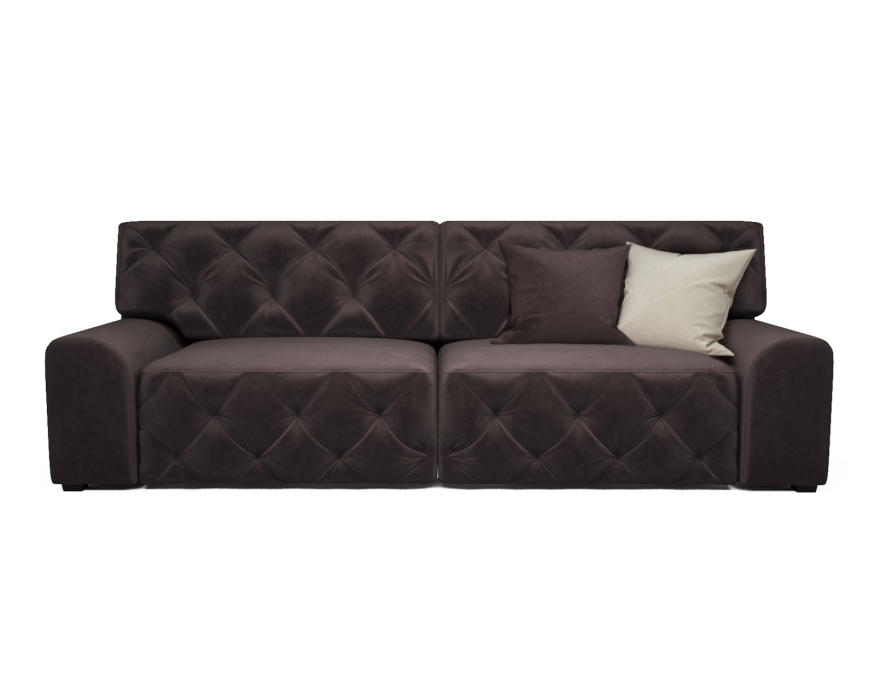 Диваны кровати со спальным местом, Диван прямой тик-так Милан (Бархат)