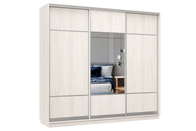 Шкаф-купе Премьер Лайт 59 (08;05;08) трехдверный