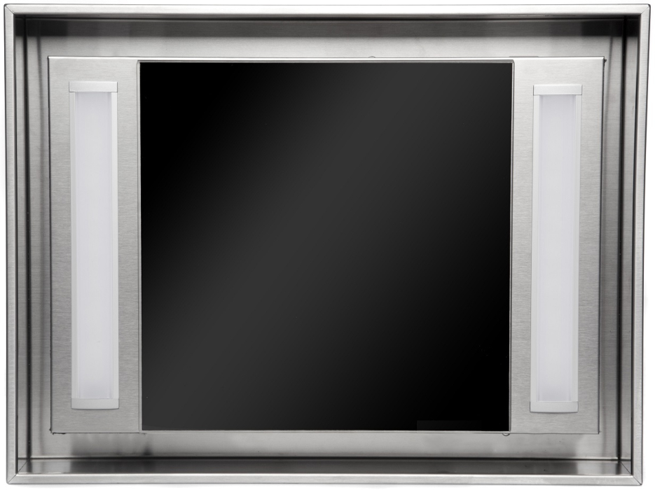 Вытяжки, Кухонная вытяжка Konigin Geometry Inox/Black Glass