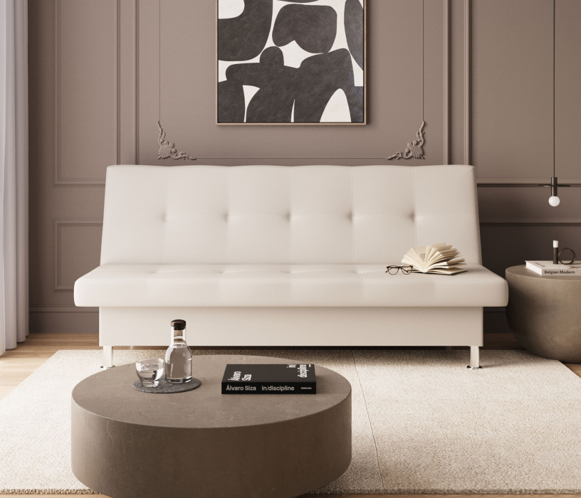 Диваны кровати со спальным местом, Диван-кровать Бомонд, экокожа