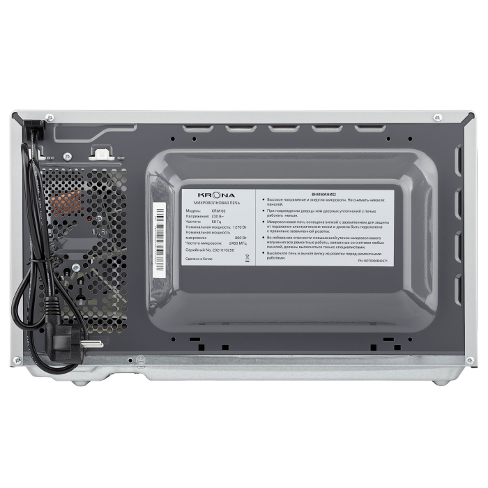 Микроволновые печи, Микроволновая печь KRONA QUANTUM 44 MR/IX