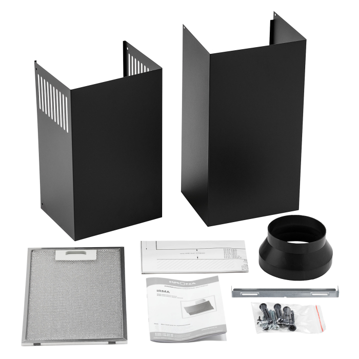 Вытяжки, Вытяжка кухонная IRMA 600 black/black sensor