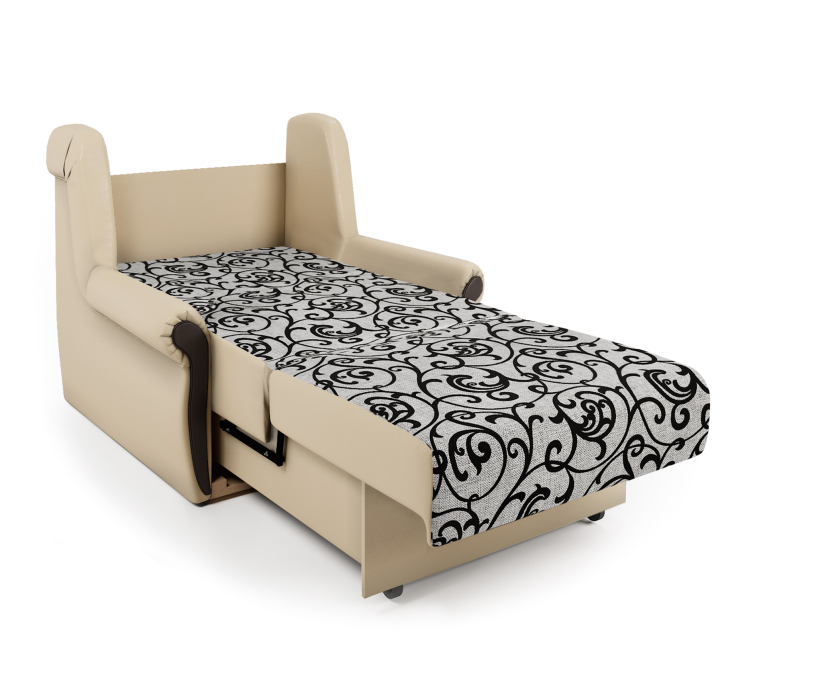 Кресла-кровати, Кресло-кровать Аккорд М, экокожа/шенилл