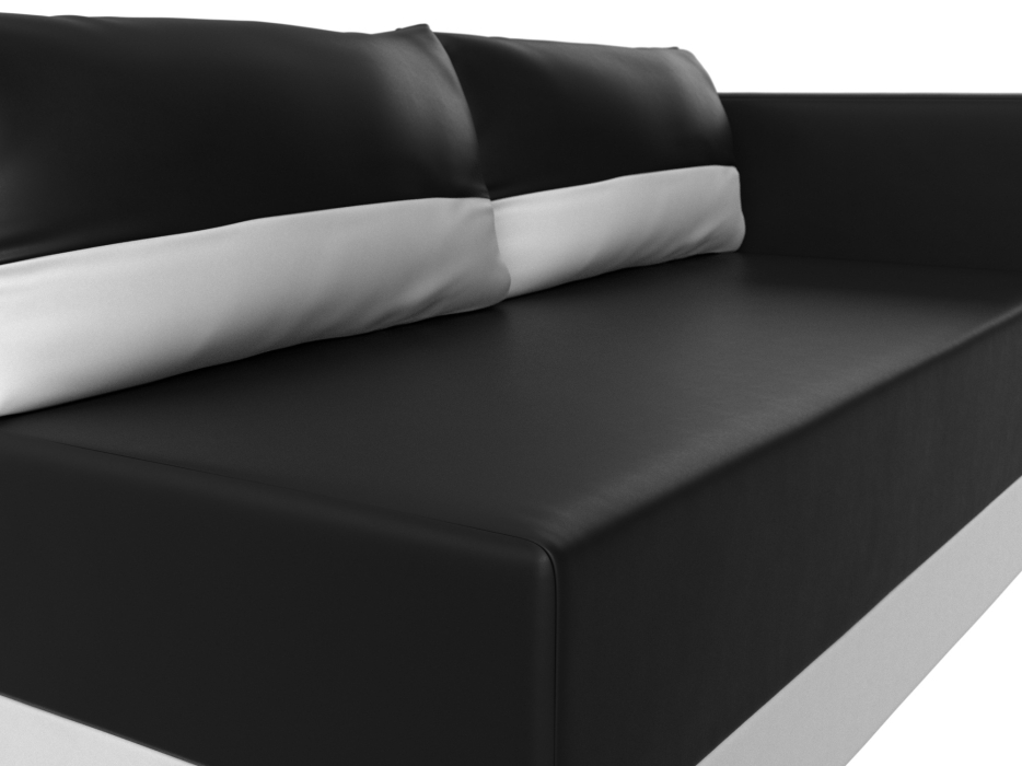 Кушетка диван, Кушетка Никас правая, экокожа