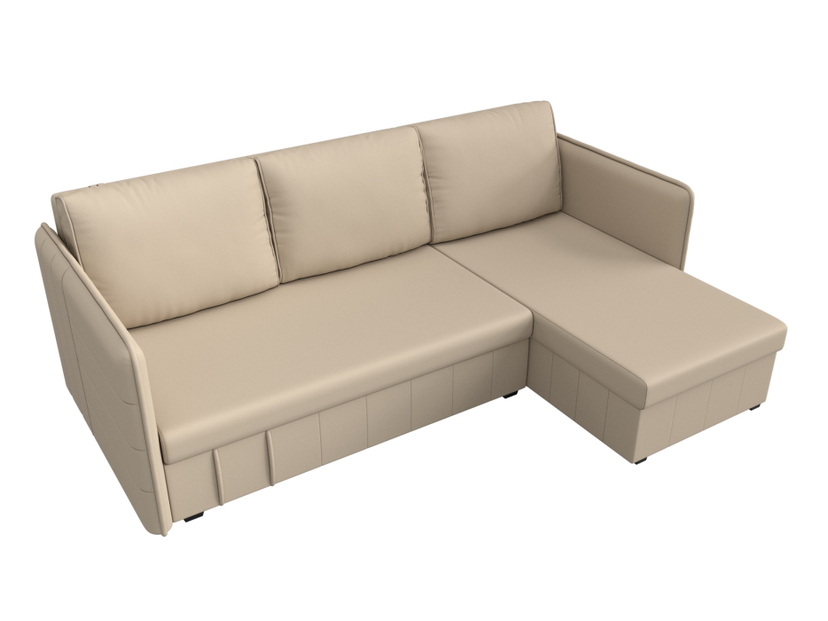 Диваны угловые в гостиную, Диван угловой Слим универсальный угол, экокожа