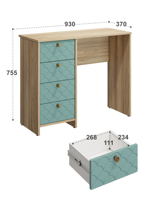 Прямые, Стол Велламо ВО-10