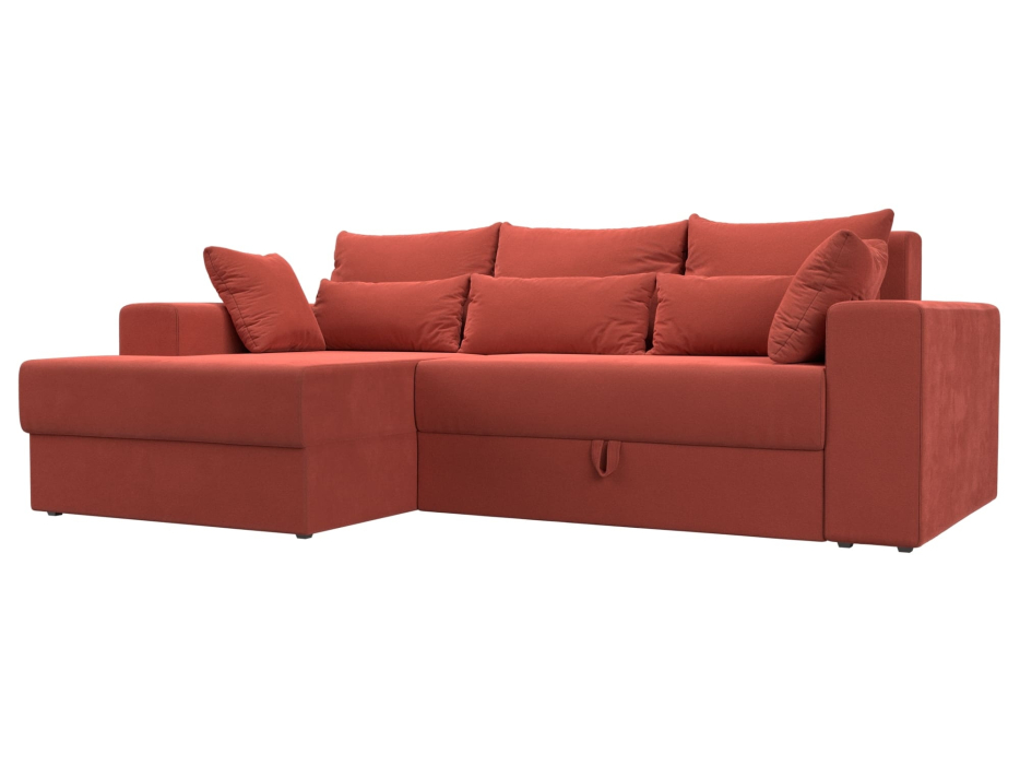 Диваны угловые, Диван угловой Мэдисон НПБ, микровельвет, левый угол