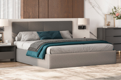 Кровать с основанием двойная №4