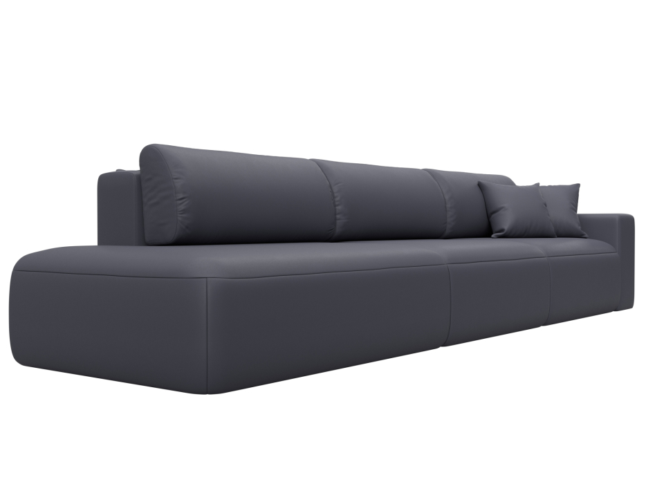 Диваны еврокнижки, Диван прямой Лига-036 НПБ Модерн Лонг подлокотник справа, экокожа GRIFON