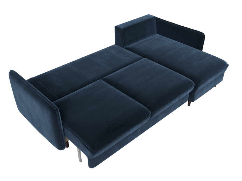 Диваны угловые в гостиную, Диван угловой Лига-064 НПБ угол универсальный, велюр TOWER