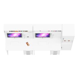 Стенка из компьютерных столов для двоих человек СК-9