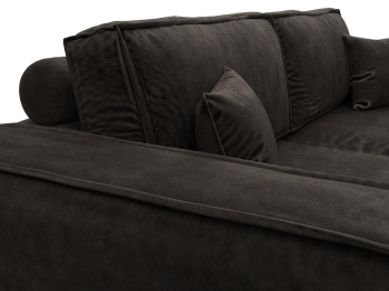 Диван прямой Лига-081 НПБ, велюр BRUT