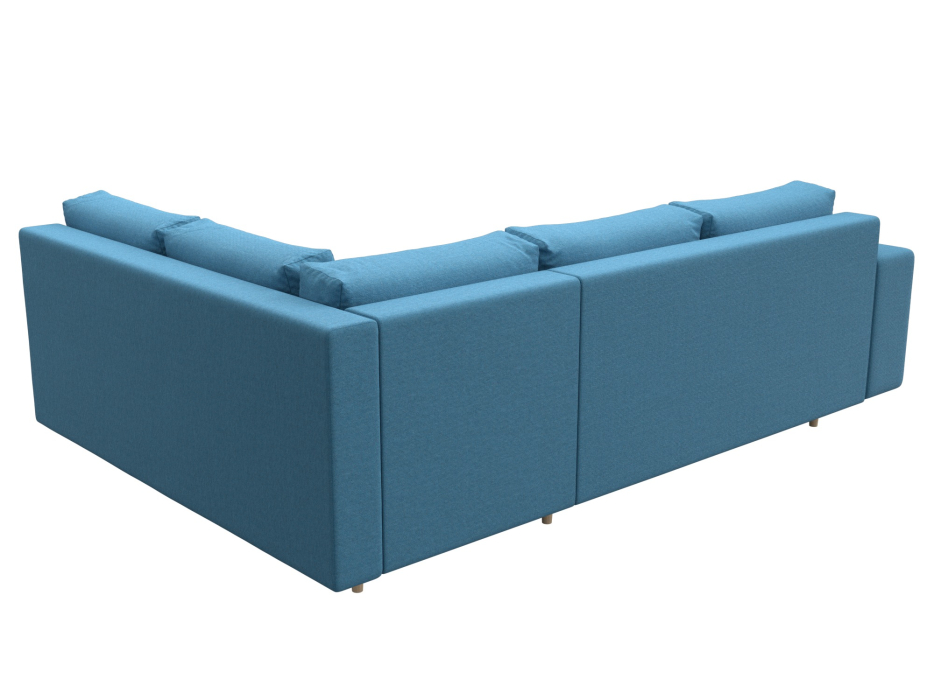 Диваны угловые в гостиную, Диван угловой Сильвана правый угол, рогожка Амур