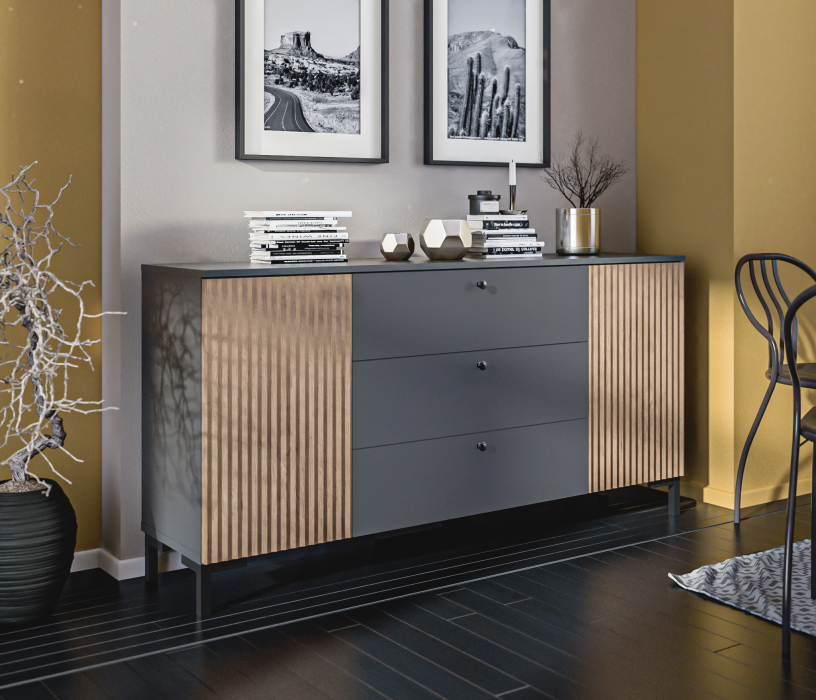 Комоды, Комод Тренд СБ-3443 3 ящика, 2 двери