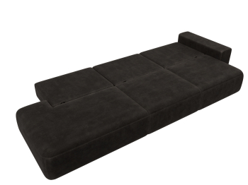 Диван прямой Лига-036 НПБ Модерн Лонг подлокотник справа, велюр BRUT