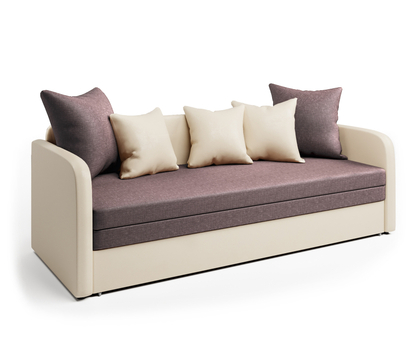 Детские диваны, Софа Трио, экокожа и рогожка