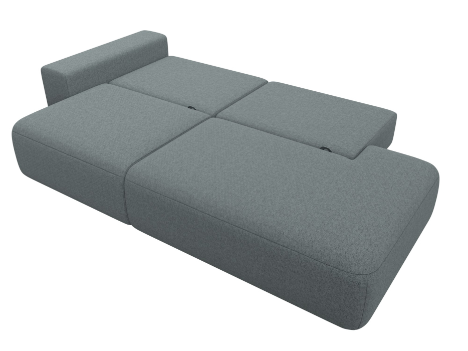 Диваны еврокнижки, Диван прямой Лига-036 НПБ Модерн подлокотник слева, рогожка Амур