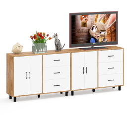 Два комода РВК 123-1204 с ящиками и дверками