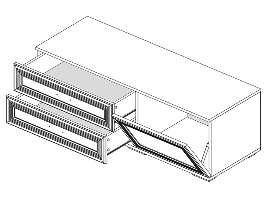 ТВ-тумбы, Тумба для ТВ-техники ЛТ-1 Гостиная Ливорно