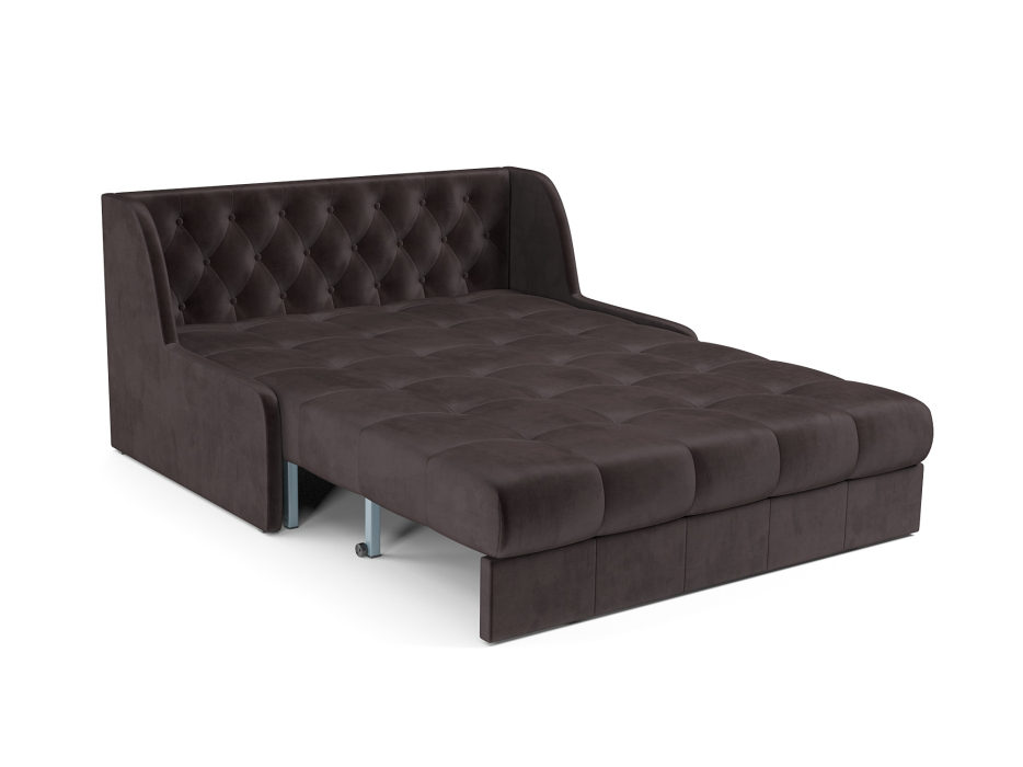 Диваны с ящиком для белья, Диван аккордеон Барон №6 ППУ 180х200 Бархат