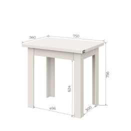 Стол обеденный раскладной СО 3