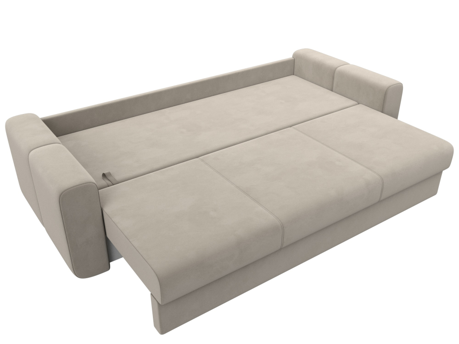 Диваны еврокнижки, Прямой диван Лига-031, микровельвет