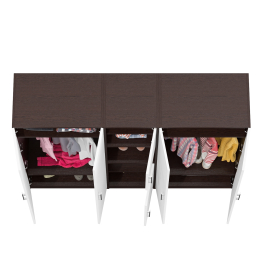 Стенка из мебельных шкафов СК-9