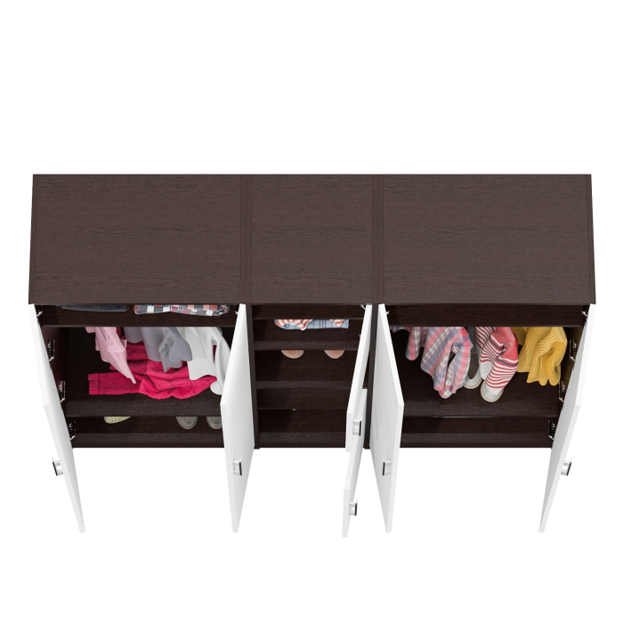 Шкафы двухстворчатые, Стенка из мебельных шкафов СК-9