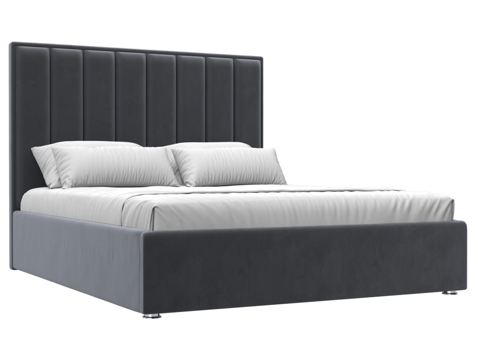 Мягкая кровать, Кровать интерьерная Афродита 160, велюр