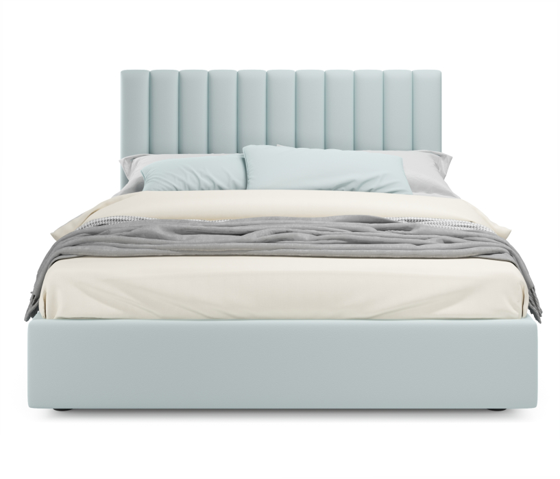 Мягкая кровать, Мягкая кровать Olivia 1600 с ортопедическим основанием и матрасом АСТРА