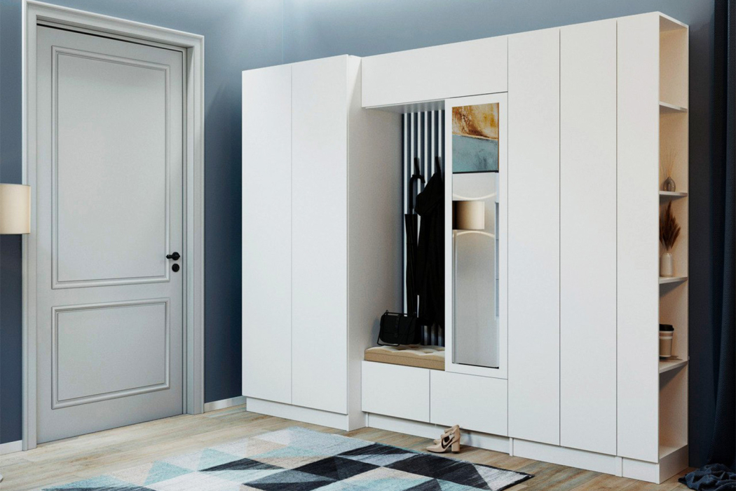 Шкафы двухстворчатые, Шкаф для одежды и белья Руэлла