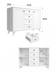 Комод Вильям ВМ-13