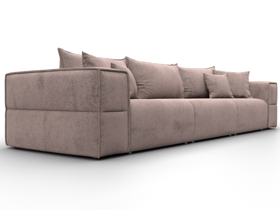 Диваны еврокнижки, Диван прямой Лига-058 НПБ Лонг, велюр TOWER