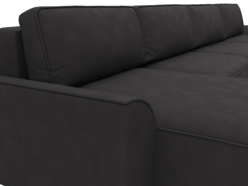 Диван п-образный Лига-048 НПБ лонг, замша JOLY