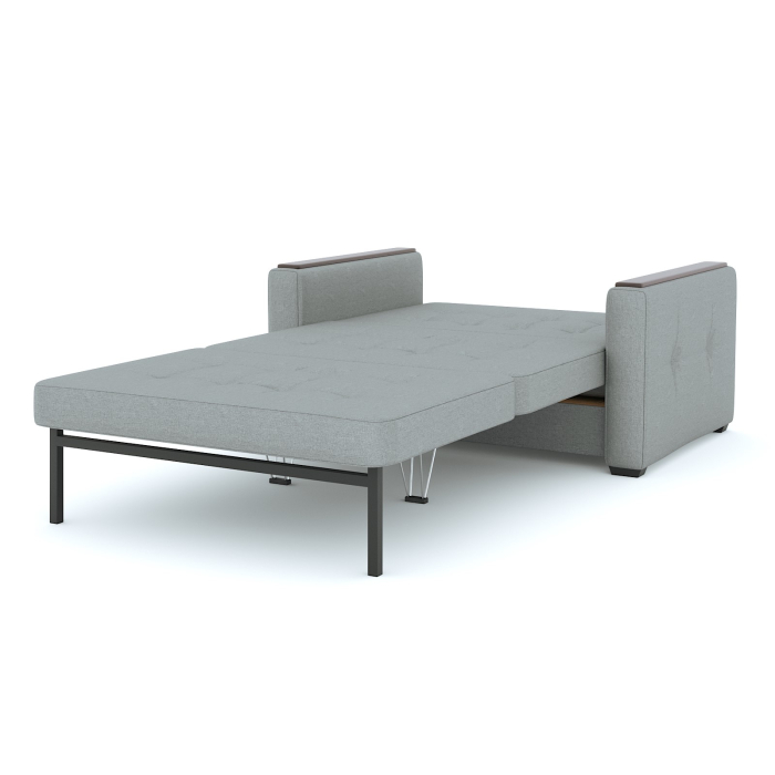 Диваны с ящиком для белья, Диван- кровать Этро Вуд, рогожка, 130