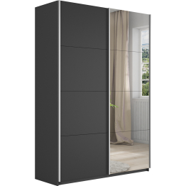 Шкаф Прайм дуо ДСП+зеркало 2300 х 1600 х 570