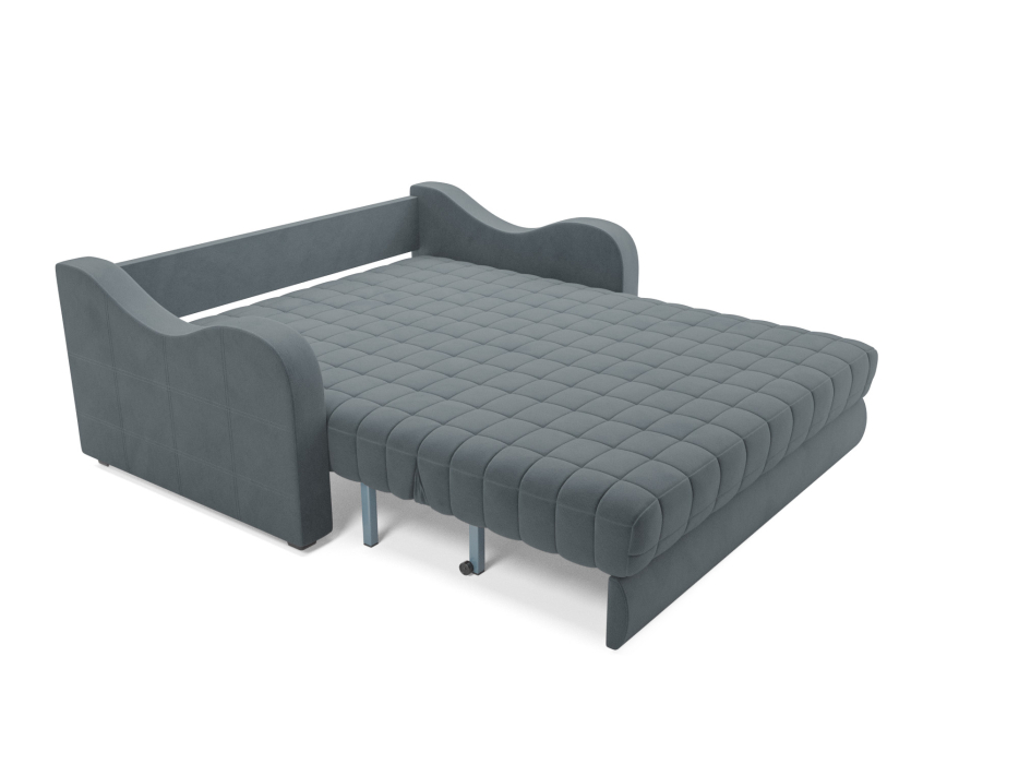 Диваны с ящиком для белья, Диван аккордеон Барон №4 НПБ 155х200 Велюр